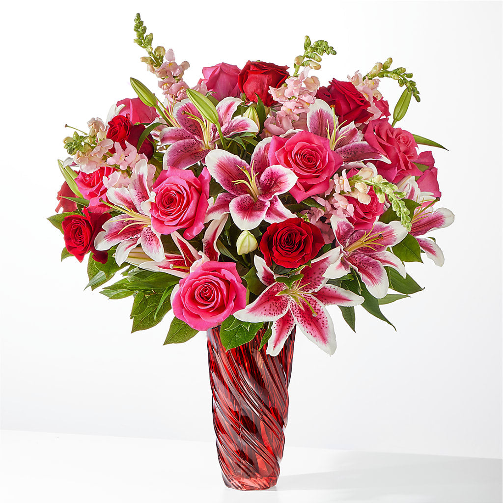 Always You Bouquet with Luxe Swirl Vase –  Ruiz Creationz Llc, Miami FL