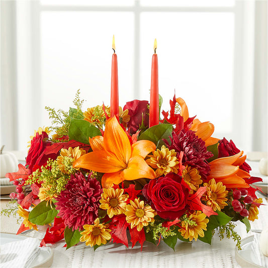 Autumn's Embrace Centerpiece – RUIZ CREATIONZ LLC, Miami FL