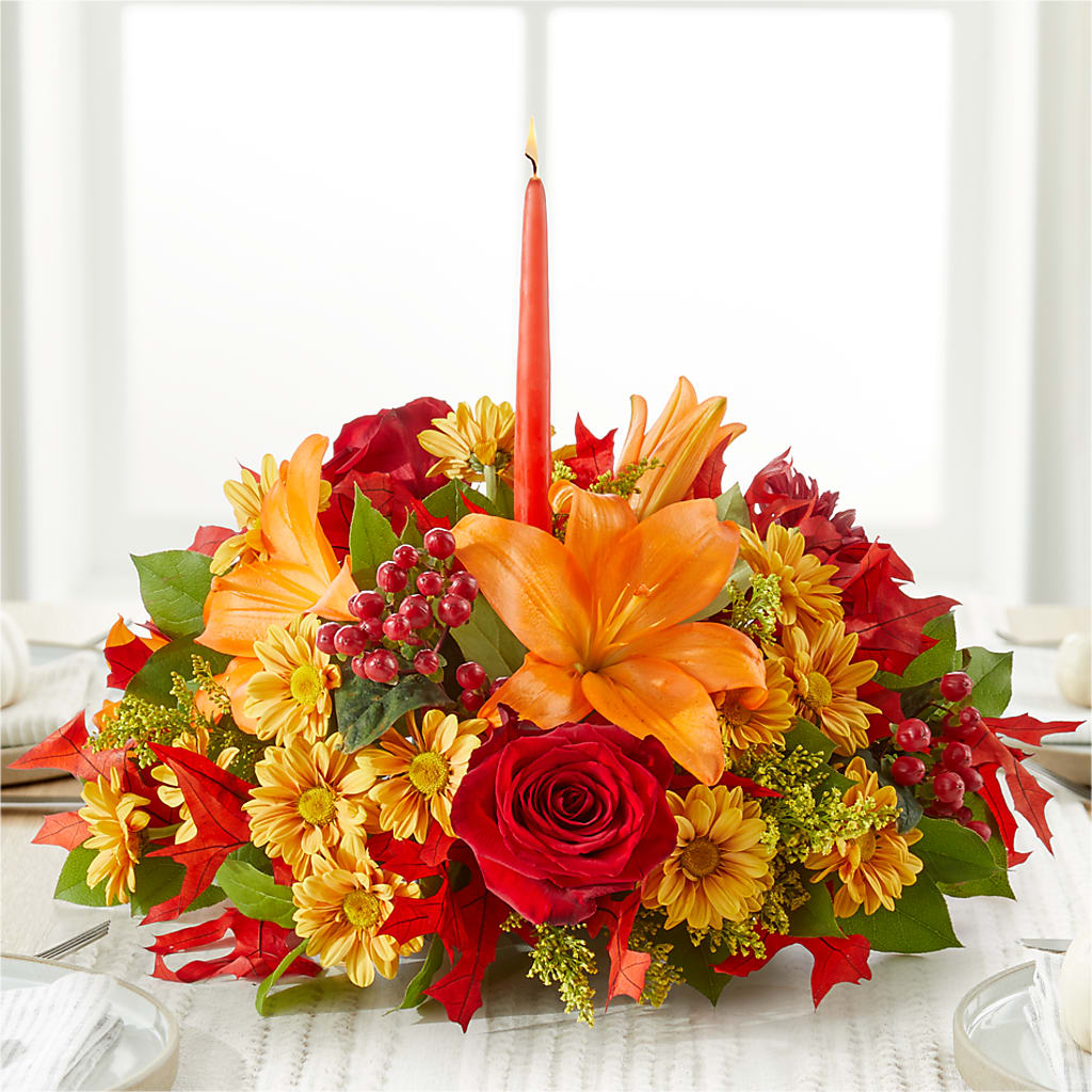 Autumn's Embrace Centerpiece –  Ruiz Creationz Llc, Miami FL