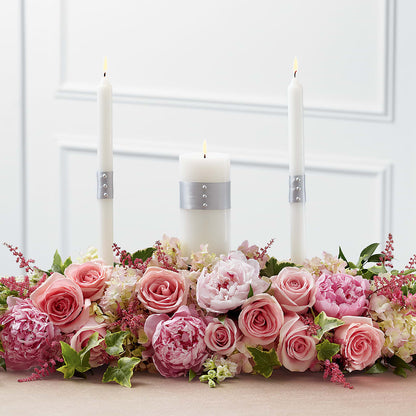 Worldwide Romance Unity Candle Arrangement –  Ruiz Creationz Llc, Miami FL