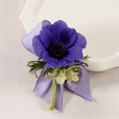 Purple Passion Boutonniere –  Ruiz Creationz Llc, Miami FL
