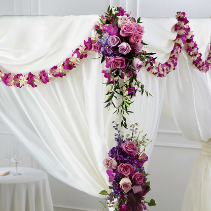Color & Light Chuppah Decor –  Ruiz Creationz Llc, Miami FL
