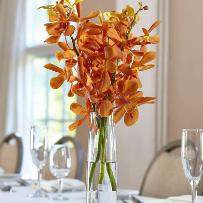 Orange Mokara Bud Vase –  Ruiz Creationz Llc, Miami FL